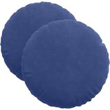  Jastučići za sjedenje 2 pcs Policijska plava Ø 40 x 13 cm | Eponuda.com