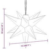  Božićno svjetlo 10 LED žuto 10 cm | shoptok.hr