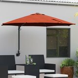 vidaXL Suncobran za terasu Tamnonarančasta Aluminijski okvir, poliester | shoptok.hr