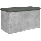  Klupa za pohranu siva boja betona 82x42x45 cm konstruirano drvo | shoptok.hr
