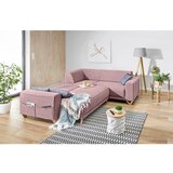 Miuform Ružičasta sklopiva/s prostorom za odlaganje kutna garnitura (s desnim kutom/u obliku slova L) Classy Sophie – | shoptok.hr