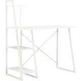 vidaXL Pisalna miza s policami bela 102x50x117 cm, (20640594) Cene
