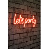 Wallity Zidna LED dekoracija Lets Party, 375 cm, IP67, 12V, Crvena Cene
