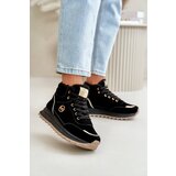 Kesi Women's ankle sports shoes insulated on a black platform Ariatte | Shoptok.si