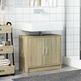 Ormarić za umivaonik boja hrasta 63x29x55 cm konstruirano drvo | shoptok.hr