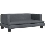 Krevet za pse tamnosivi 80 x 45 x 30 cm baršunasti | Eponuda.ba