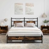 vidaXL Okvir kreveta bez madraca boja hrasta 140 x 190 cm drveni | shoptok.hr