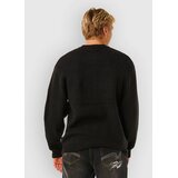 Rip Curl Inner Visions Knit Crew Pulover black | Shoptok.si