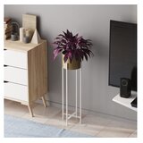 WALLXPERT Dekorativna saksija GED-025-C, 23x78x23 cm, Bijela | Eponuda.ba
