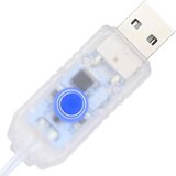  Umjetno božićno drvce s 100 LED svjetlima Bijelo 150 cm PVC | shoptok.hr