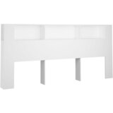 Maison Chic vzglavna omarica - nočna omarica - posteljna omarica bela 220x18,5x104,5 cm, (21704987) Cene