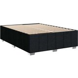 vidaXL Box spring postelja z vzmetnico črna 160x200 cm blago | Shoptok.si