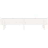vidaXL Visoka greda bela 160x30x38 cm trdna borovina | Shoptok.si