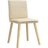  Jedilni stoli 4 kosi krem blago, (21822281) | Shoptok.si