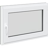  Prozor za podrum RISOR 80 x 70 cm PVC i staklo Antracit | Eponuda.com