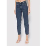 Guess Jeans hlače W2YA21 D4NH5 Modra Mom Fit