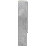  Kupaonski ormar s ogledalom Betonski sivi 60 x 14.5 x 70 cm | shoptok.hr