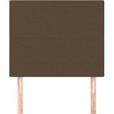  Uzglavlje tamnosmeđe 80x5x118/128 cm tkanina | shoptok.hr