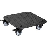 Wagner Pomični podstavek za lončnice ALASKA, aluminij, nosilnost 150 kg, DxŠ 290 x 290 mm, črne barve | Shoptok.si