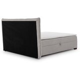 Ropez Svijetlo sivi boxspring krevet s prostorom za odlaganje 200x200 cm Lysa – | shoptok.hr