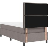 Box spring krevet Sivo-smeđa 90 x 200 cm tkanina | shoptok.hr