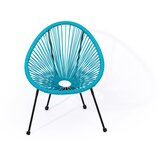 Debut Dječji plava stolica od umjetnog ratana Debut Avocado, 50,5 x 62 x 55,5 cm | shoptok.hr
