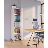 MID.YOU pisarniška omara ulas 5, bela | Shoptok.si