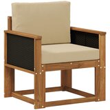  Srednja sofa za van Čvrsto drvo akacije Prirodna | shoptok.hr