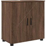 vidaXL Kopalniška omarica Rjavi hrast 61 x 35 x 64 cm Konstruiran les | Shoptok.si