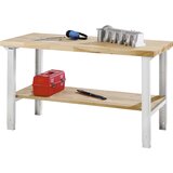 eurokraft pro Delovna miza, modularni sistem serije 7, 1 odlagalna polica, ŠxG 1500 x 700 mm | Shoptok.si
