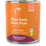 Herrmanns Varčno pakiranje Herrmann´s Menu brez žitaric 24 x 800 g - Bio puran z bio korenasto zelenjavo in bio krompirjem | Shoptok.si
