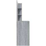 vidaXL Toaletna mizica z ogledalom siva sonoma 74,5x40x141 cm | Shoptok.si