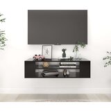 vidaXL Viseći TV ormarić crni 100 x 30 x 26,5 cm od iverice Cijene
