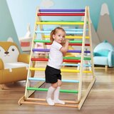  Plezalni trikotnik, zložljiv plezalni trikotnik z leseno lestvijo ali klančino | Shoptok.si