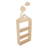 Hanah home polica za knjige lucca birchwood