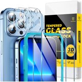 NIKCORP Zaščitno kaljeno steklo 9H SmartDevil za iPhone 13 Pro Max 6,7" celozaslonsko komplet 2 kos z zaščito kamere, oleofobni premaz, okvir za namestite, (5000249401) Cene