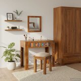  Toaletni stol Smeđa 90 x 45 x 75 cm Čvrsto drvo akacije | shoptok.hr