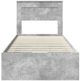  Okvir za krevet s ladicama Betonski sivi 90 x 200 cm - Beton siva 90 x 200 cm | shoptok.hr