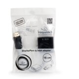 Gembird A-DPM-VGAF-02 DisplayPort to VGA adapter cable, BLACK adapter | Eponuda.com