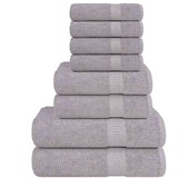  Set ručnika FROGN od 8 dijelova sivi 360 g/m² | shoptok.hr