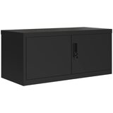 Ormarić za spise crni 90 x 40 x 110 cm čelični | shoptok.hr