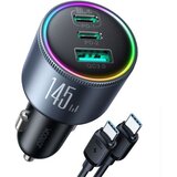 Joyroom avtomobilski polnilec JR-CCN07, 145 W, PD, QC, 2x USB-C, 1x USB-A Cene