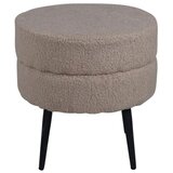Venture Home okrugli puf Pot ⌀40 × 40 cm, bež | shoptok.hr