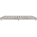  Okvir kreveta siva boja betona 120x200 cm od konstruiranog drva | shoptok.hr