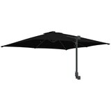  Vrtni suncobran Crna 248,5 x 247,5 x 160 cm Poliester i čelik | Eponuda.ba