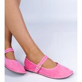 Gemre Meremi Pink Women's Ballet Flats with Strap | shoptok.hr