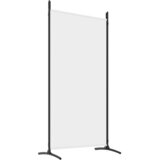 Sobna pregrada s 4 panela bijela 346 x 180 cm od tkanine | shoptok.hr