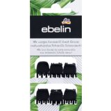 ebelin šnalice za kosu u obliku štipaljke sa 40% manje plastike - male, crne 6 kom