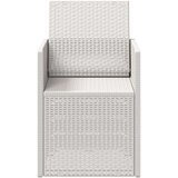  Vrtne stolice za blagovanje 2 pcs Bijela PP | Eponuda.com