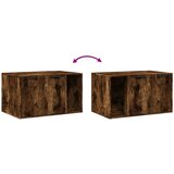  Kutija z mačji pijesak boja hrasta 80x50x45cm konstruirano drvo | Eponuda.ba